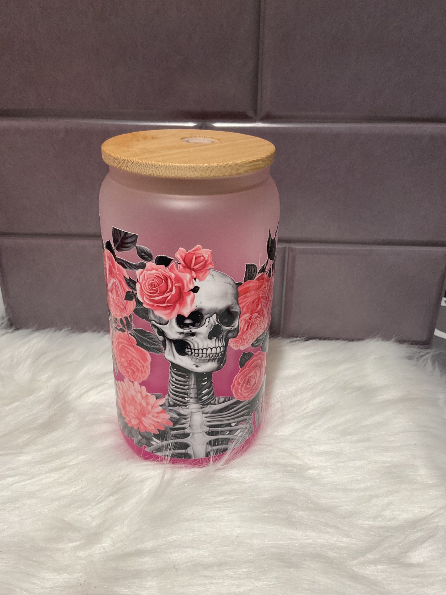 Floral skull
