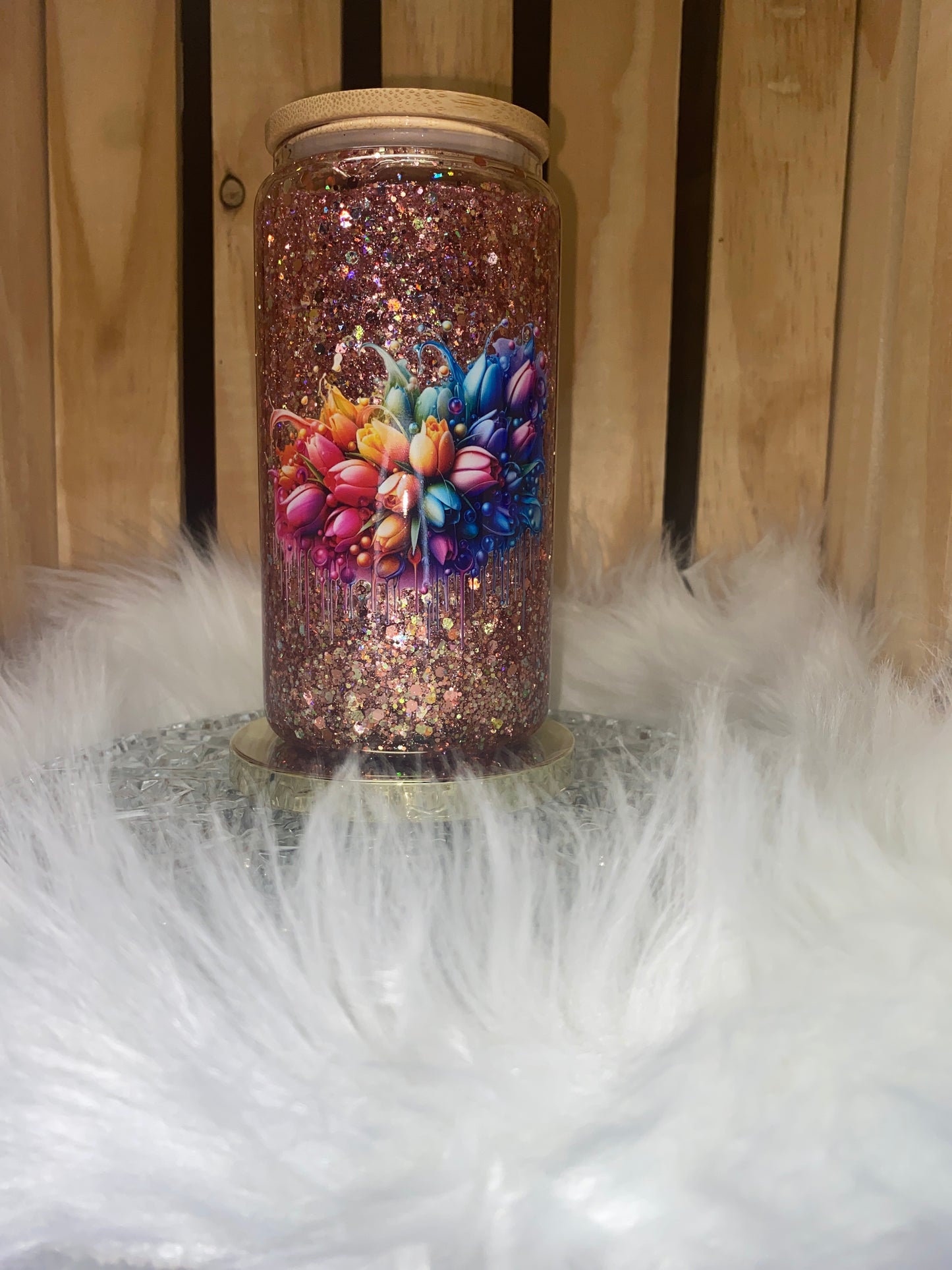Rainbow flowers